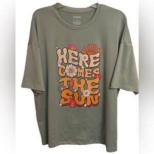 SHEIN Here Comes The Sun Graphic Tee - Large